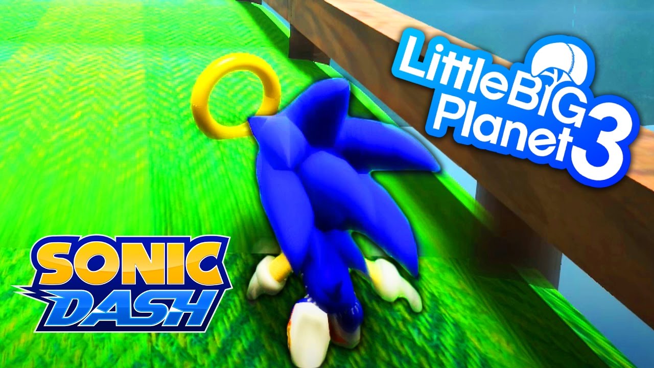 LittleBigPlanet 3 - Sonic Dash - PS4 PRO Gameplay | EpicLBPTime