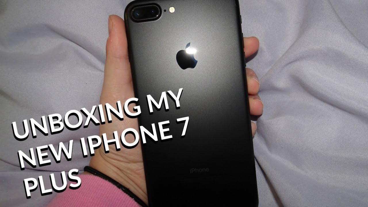 Unboxing my iPhone 7 Plus