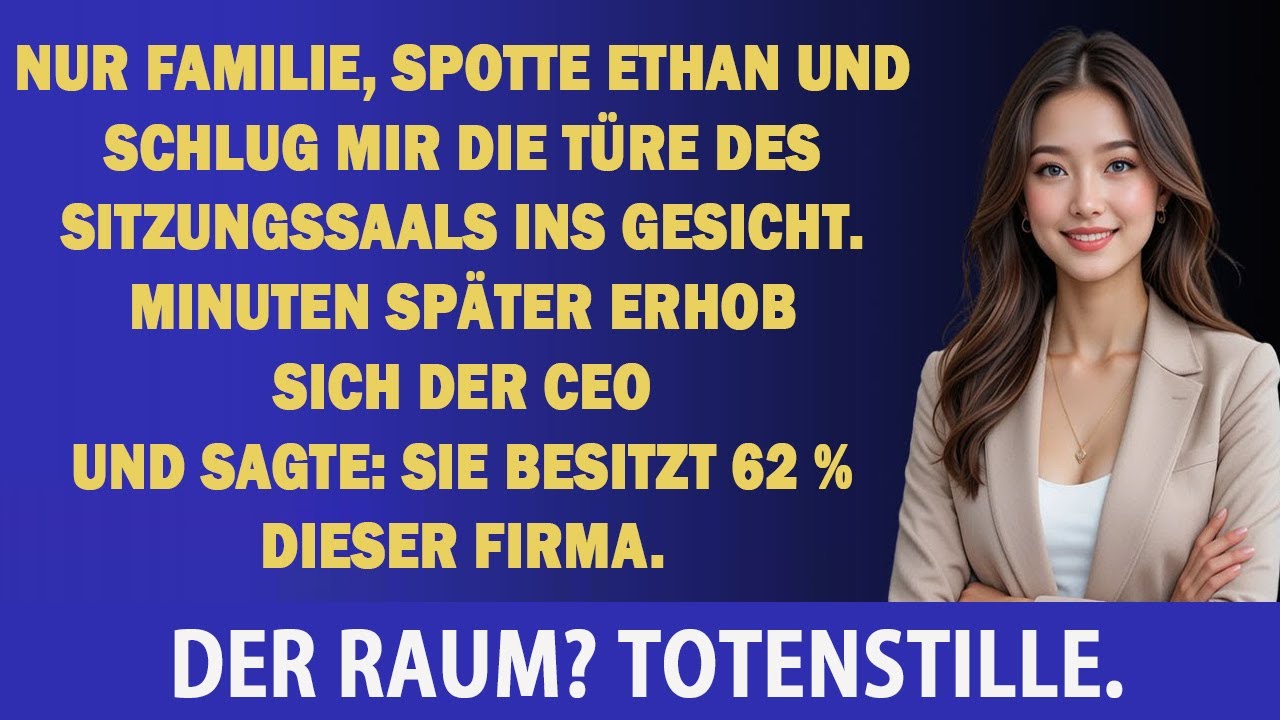 Familie WARF mich aus dem VORSTAND – bis der CEO reinkam und mich CHEF nannte