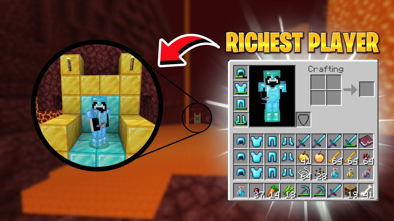 Моя личная стратегия, чтобы стать самым богатым игроком в Minecraft SMP