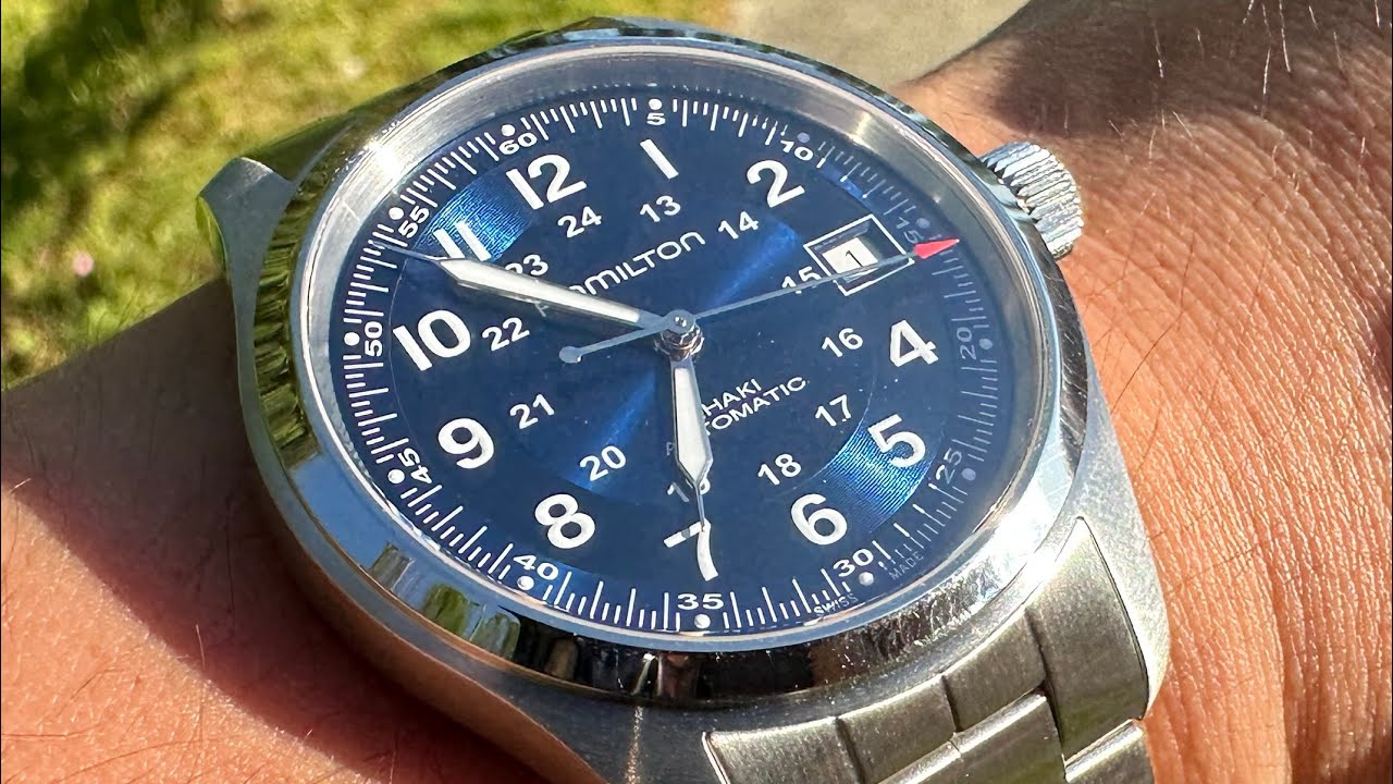 [ep14] Unboxing Hamilton Khaki Field Auto 38 mm Blue Dial