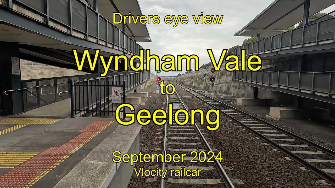 Drivers eye view, Wyndham Vale to Geelong, Sep 2024