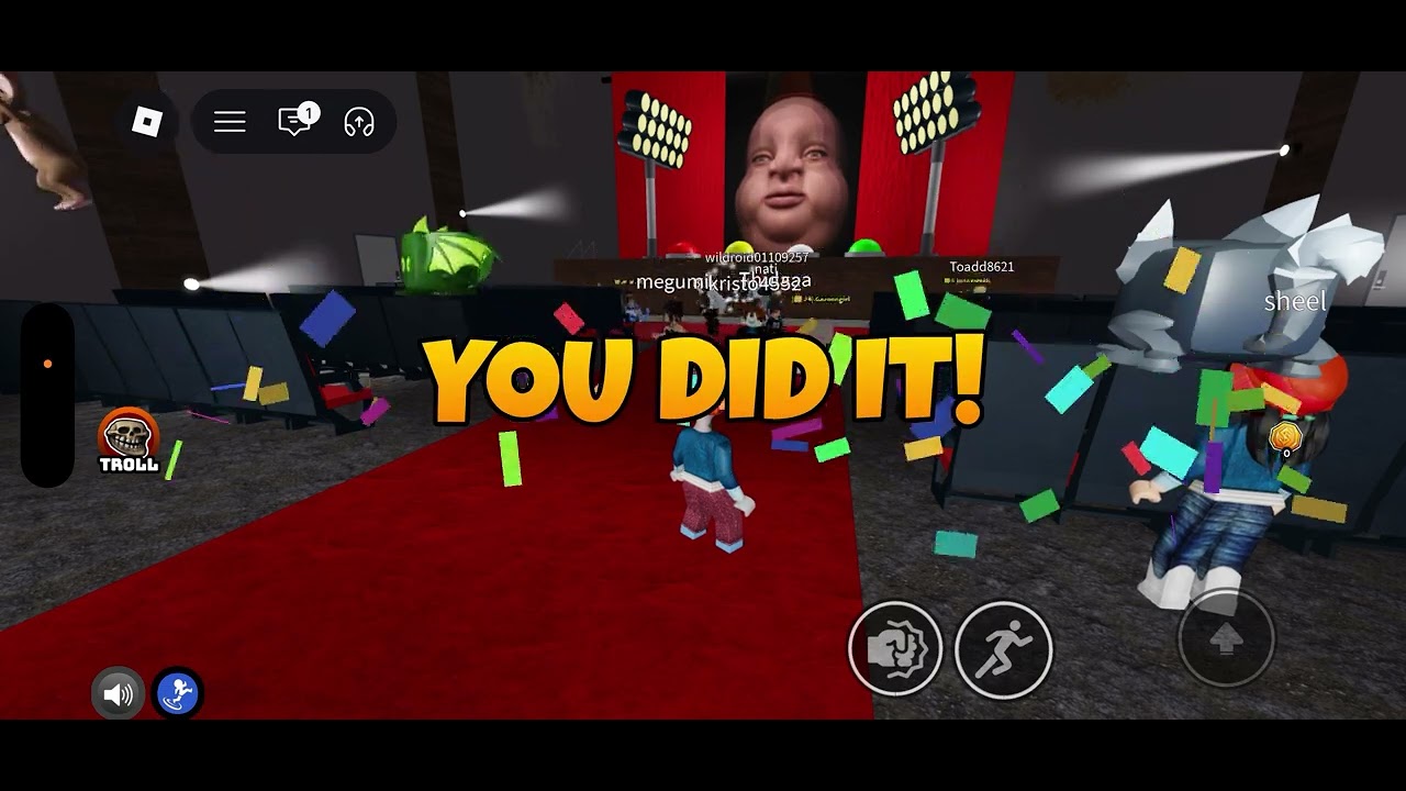 Roblox with friends guess who won?