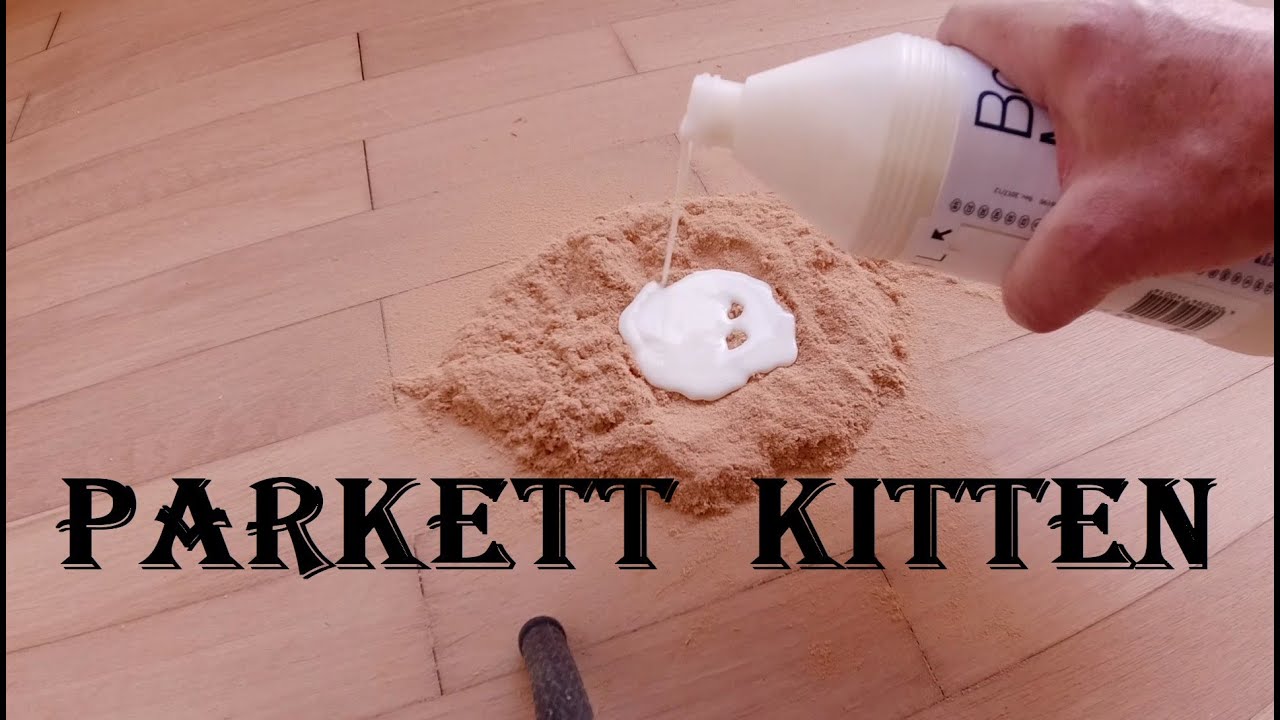 Parkettboden reparieren - Holzboden kitten