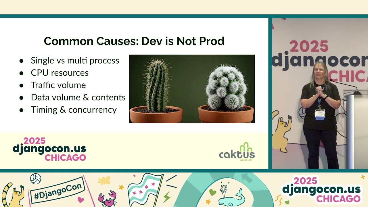 DjangoCon US 2025 — Как получать удовольствие от отладки в продакшене с Карен Трейси