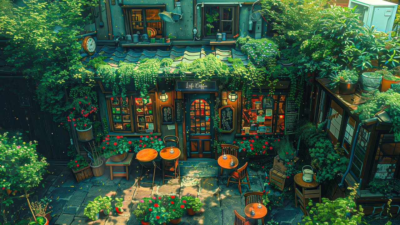 Afternoon Cafe Chill 🌲 Lofi Coffee ☕ Beats to Relax / Work / Study with Lofi Hip Hop