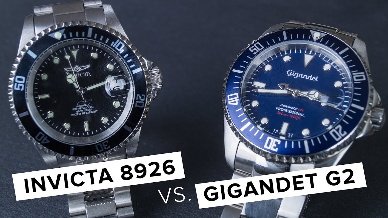 Invicta 8926 VS Gigandet Sea Ground G2 // Rolex Submariner Alternative? // Deutsch // FULLHD