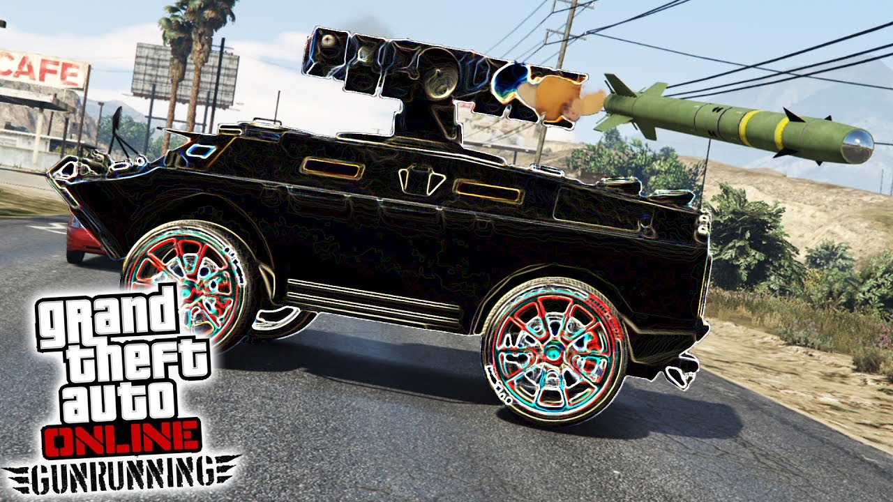 GTA 5 | APC CON TORRETA DE MISILES!! TUNEANDO MI TANQUE ACUATICO!!! | XxStratusxX