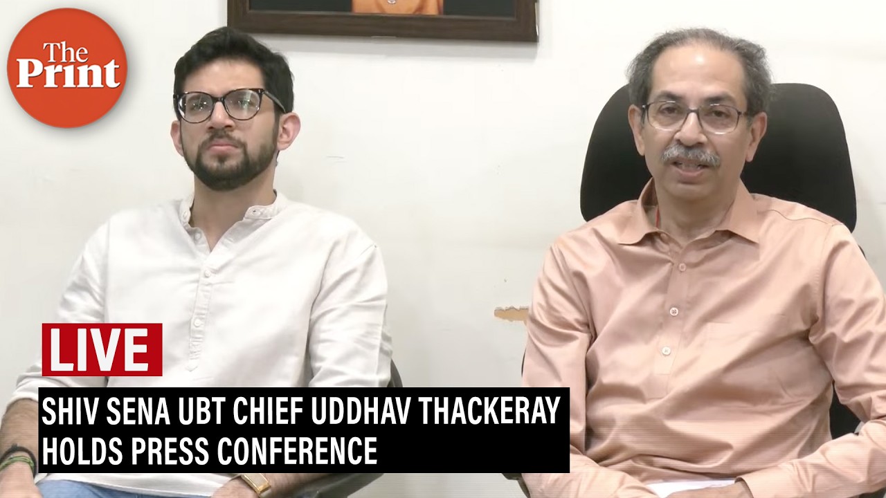 LIVE: Shiv Sena UBT chief Uddhav Thackeray holds press conference