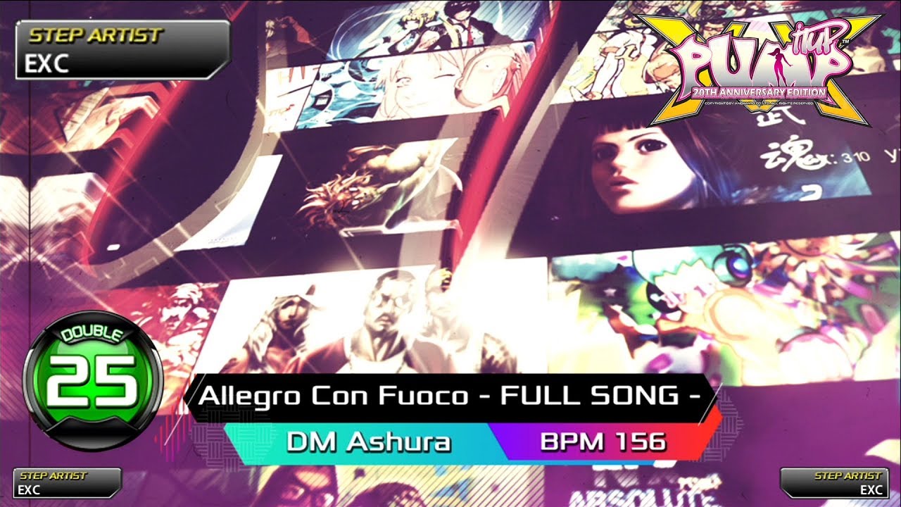 [PUMP IT UP XX] Allegro Con Fuoco - FULL SONG - D25