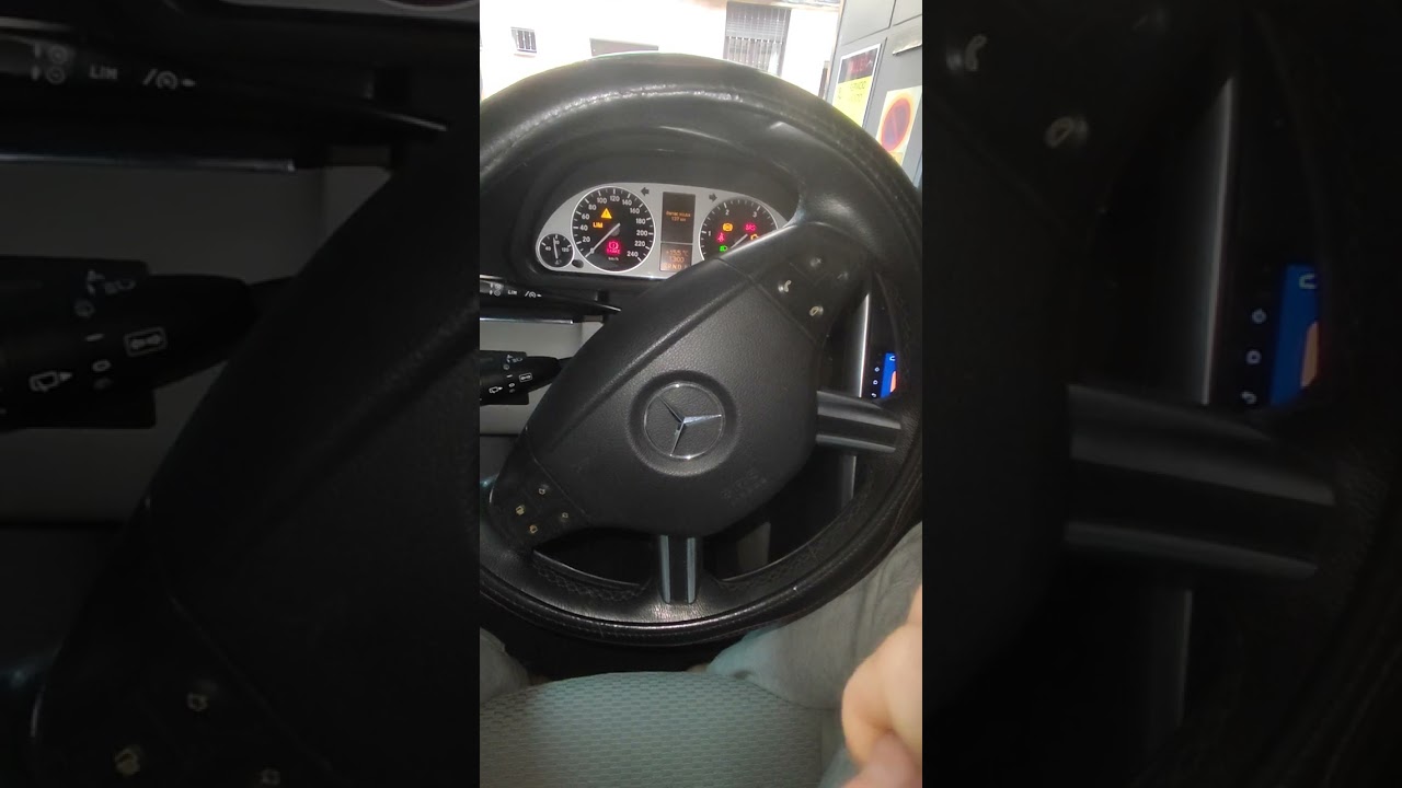 ПОМОГЛО!!! Сброс ошибки ESP и давления шин Mercedes w245. Датчик стабилизации в руле.