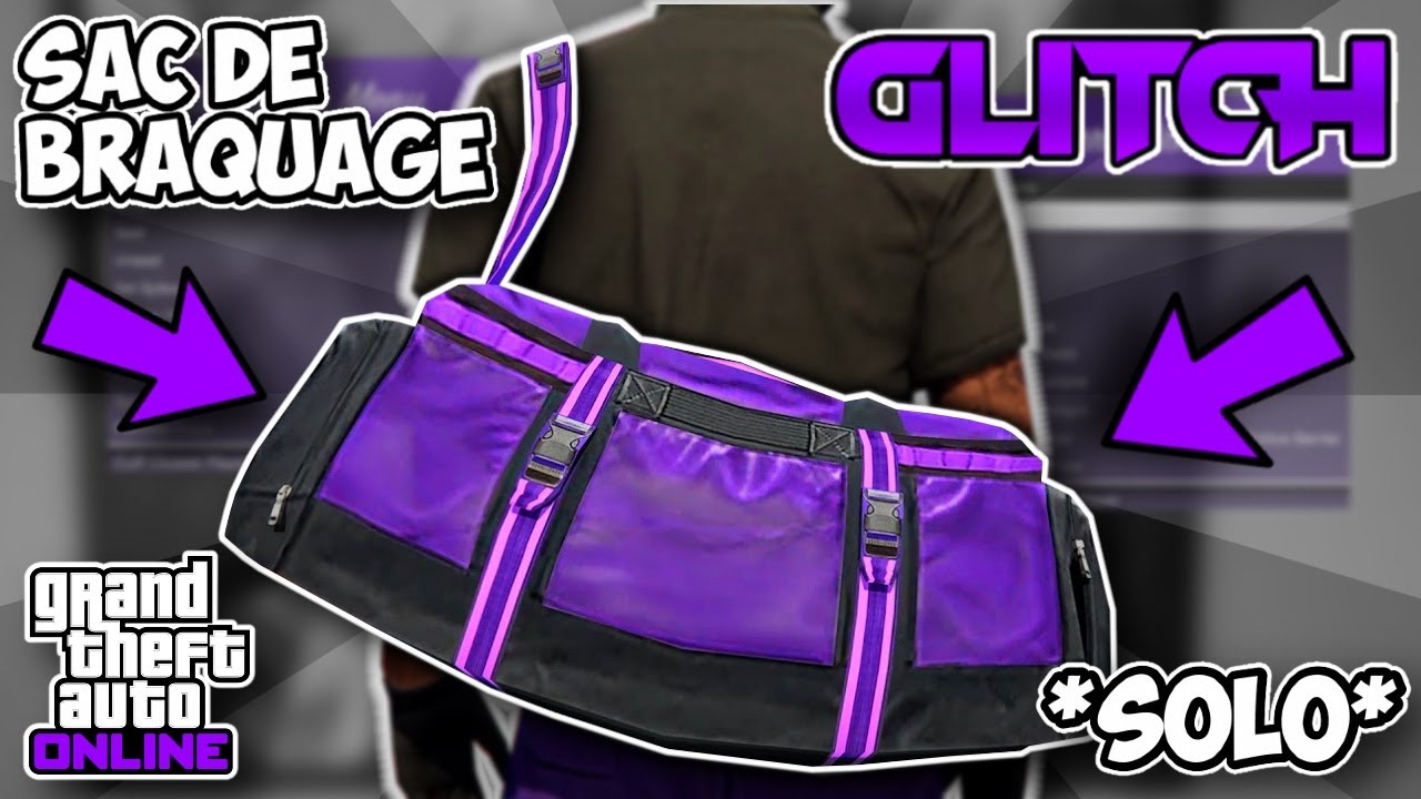 ✔(SOLO) AVOIR LE SAC DE BRAQUAGE VIOLET FACILEMENT | Gta 5 Online !