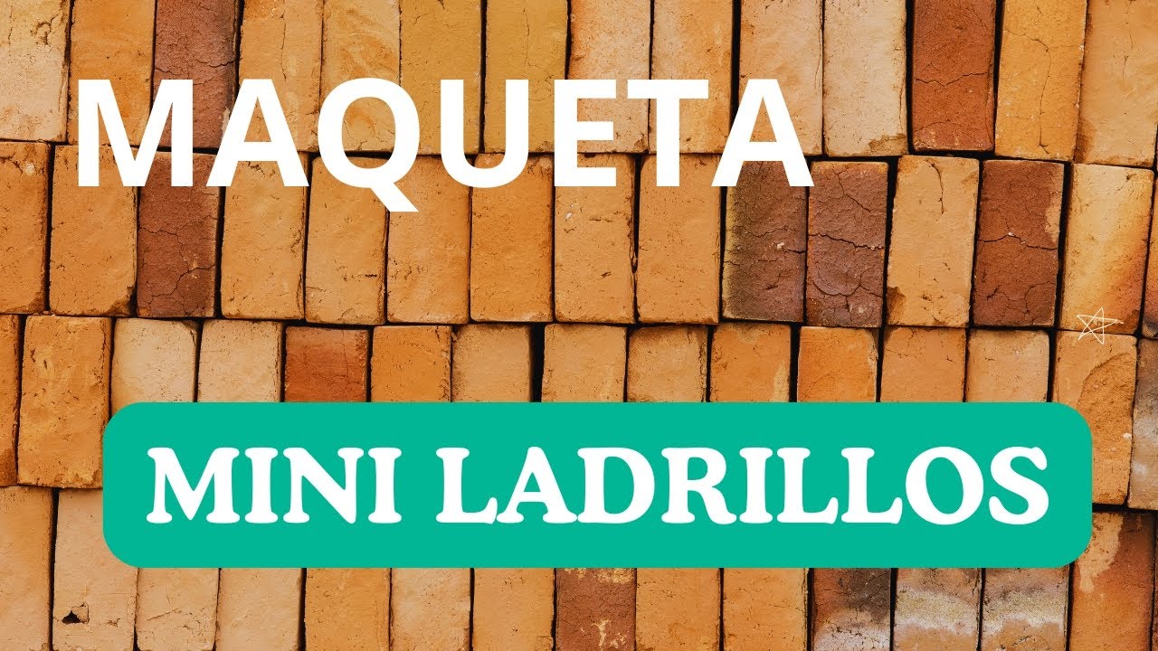 🧱 Cómo Hacer Mini Ladrillos Caseros en Casa | Fácil y Económico para Maquetas