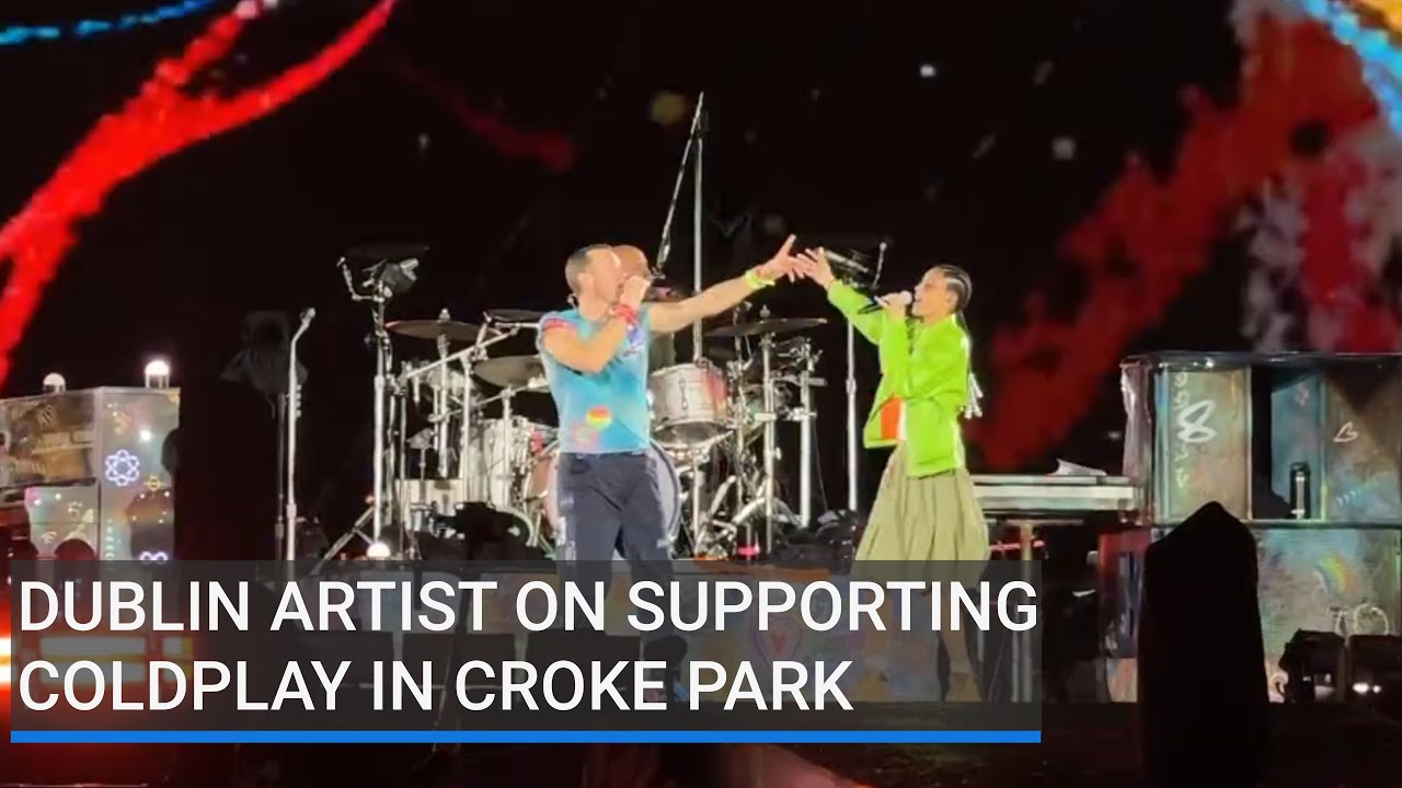 On stage with Chris Martin: Dublin artist on supporting Coldplay