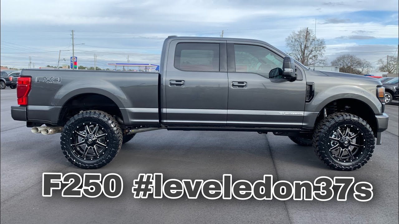 Ford F250 Lariat Sport Covert Edition Leveled on 37s 2020 Magnetic