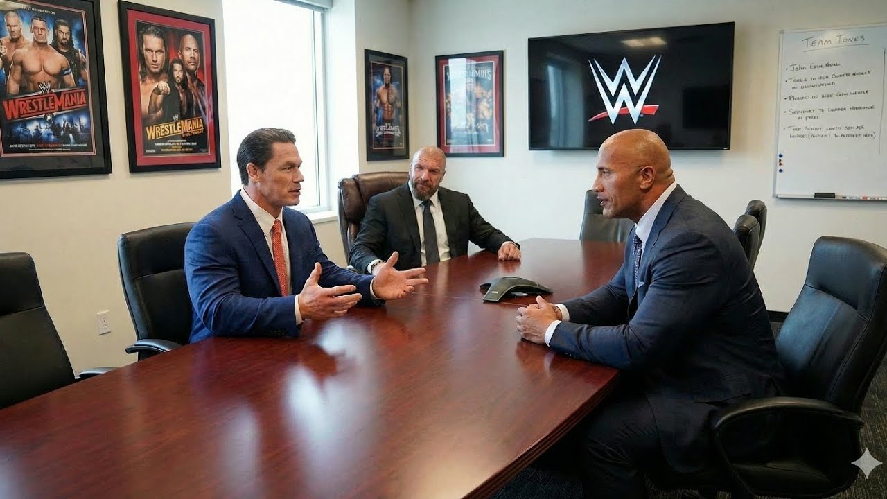 Трипл Эйч, Скала и Сина на СЕКРЕТНОЙ ВСТРЕЧЕ! Настоящий план Королевской битвы просочился в сеть!...