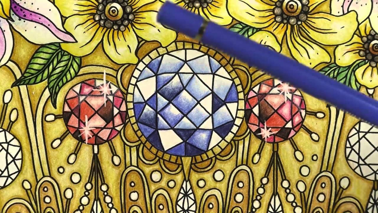 Colouring Tutorial: Colouring Gemstones Two Ways.