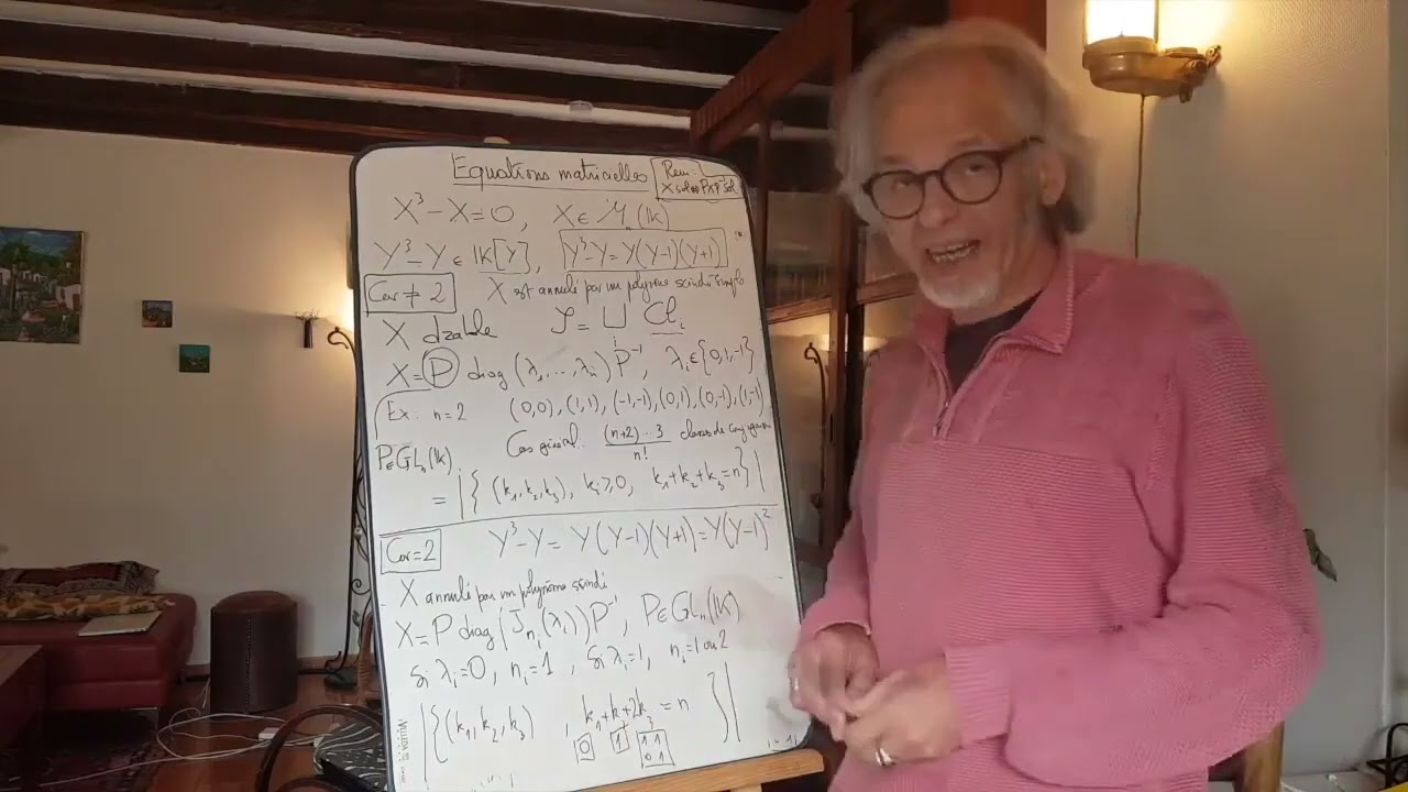Equations matricielles à l'agrégation