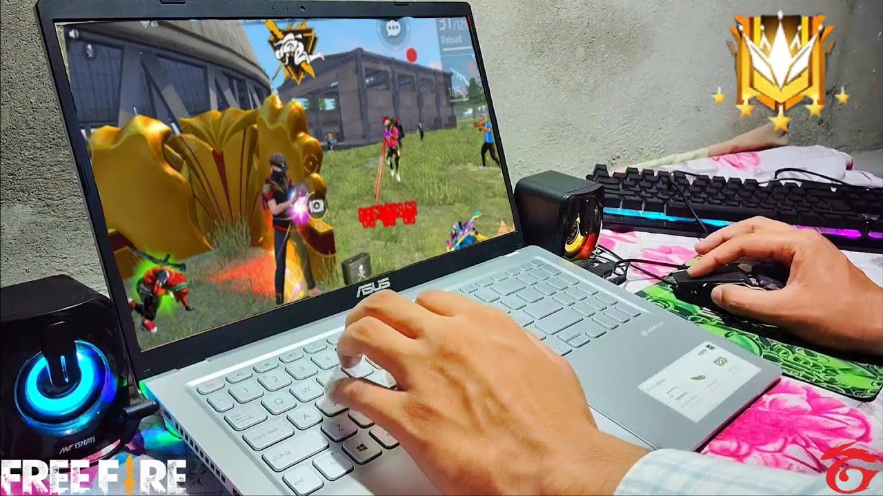 How to play free fire game in Intel core i5 and 8gb ram with handcam gameplay #freefire 