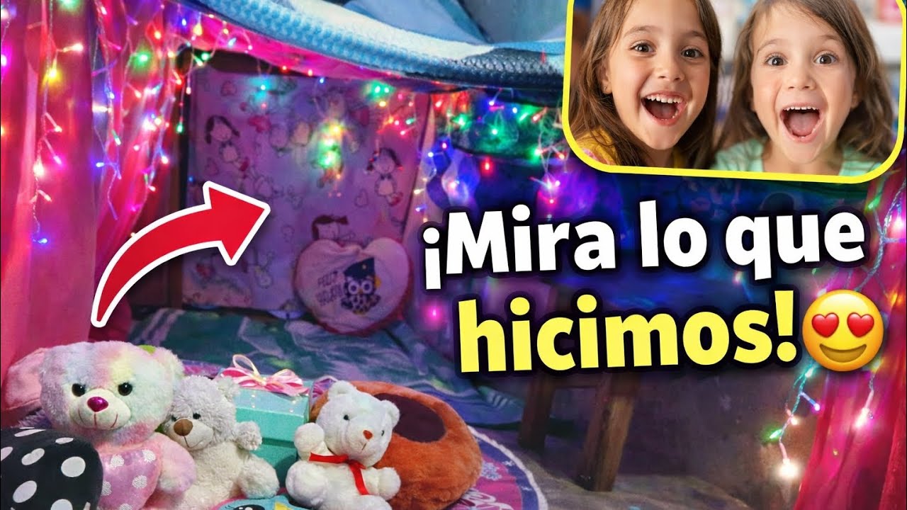 🏠 Construimos una CASITA SECRETA con sábanas 😱✨ | Diversión en casa