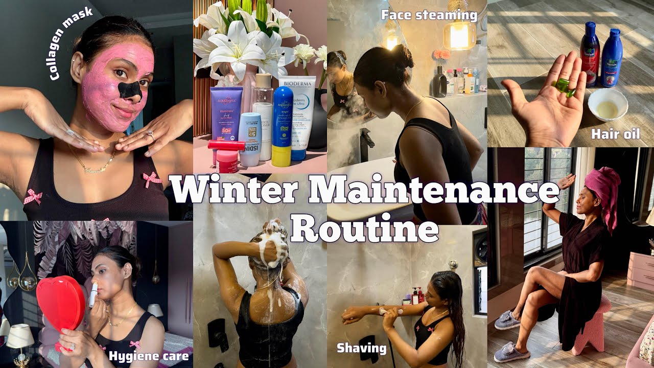 WINTER MAINTENANCE ROUTINE ❄️At Home || Skin,Hair ,Full Body care || #selfcare #glowuproutine 