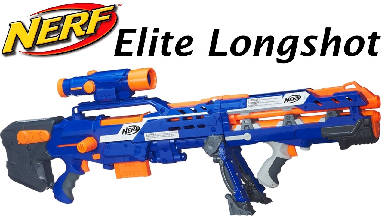 Распаковка и обзор Nerf N-Strike Elite Longshot CS-6