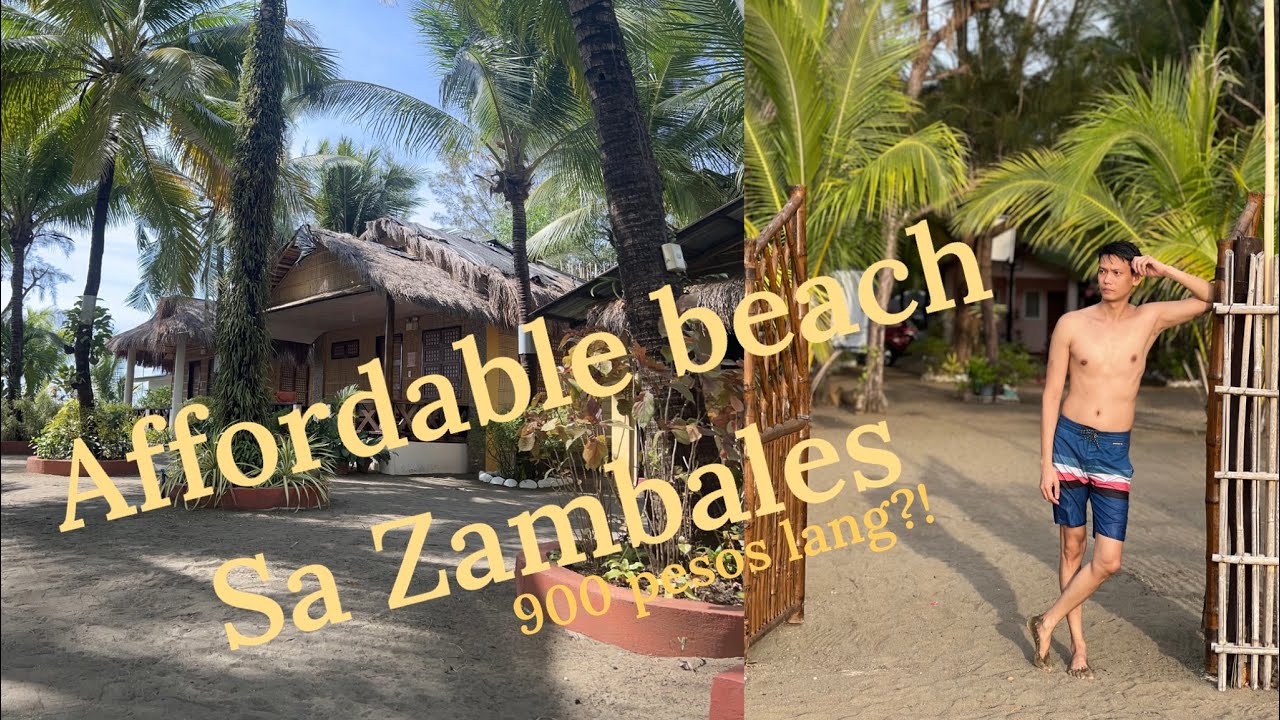 MURANG BEACH SA Candelaria Zambales, SULIT NA SULIT! | #beach #zambales #itsmorefuninthephilippines