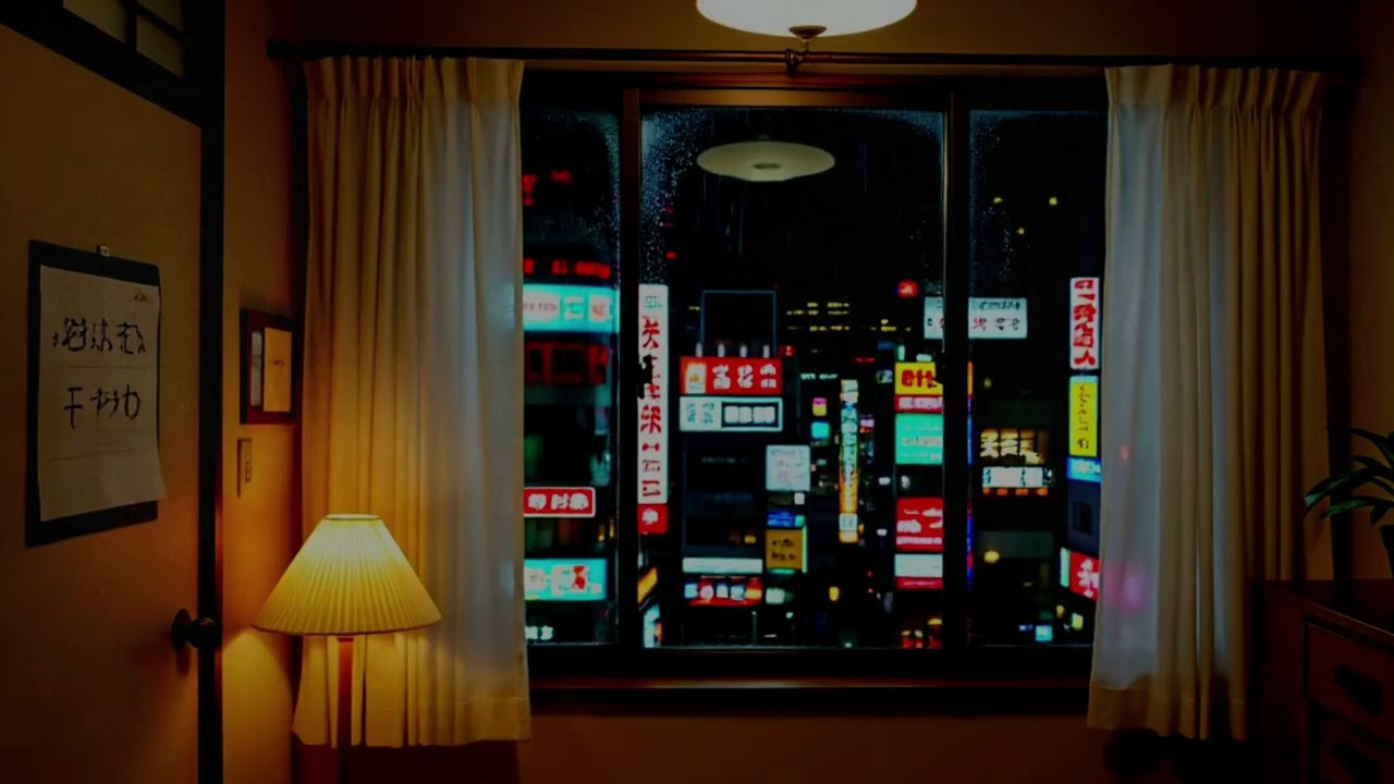 Japanese Lofi Rain for Deep Focus & Productivity