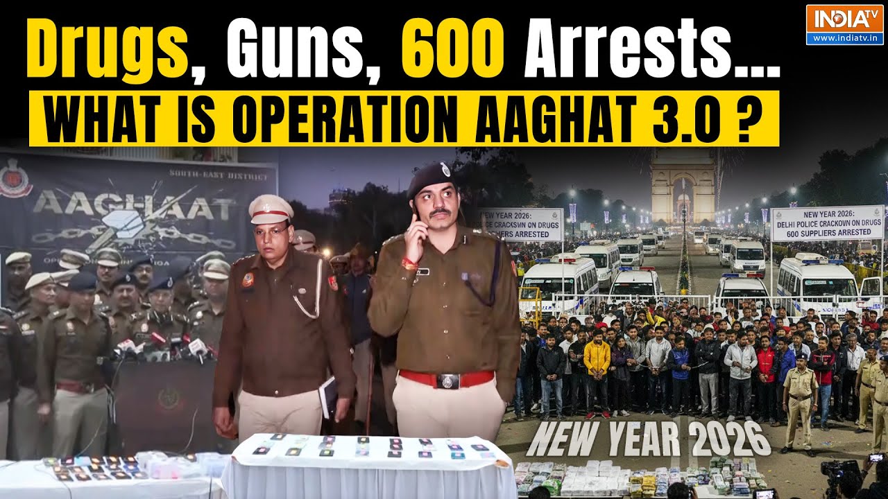 What Is Operation Aaghat 3.0? Delhi Police&rsquo;s New Year Crackdown Explained | India TV English
