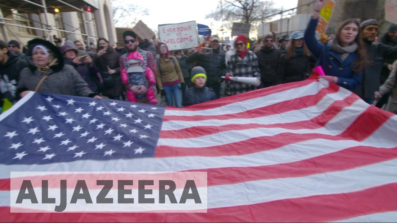 Protests across US against Trump's immigration ban