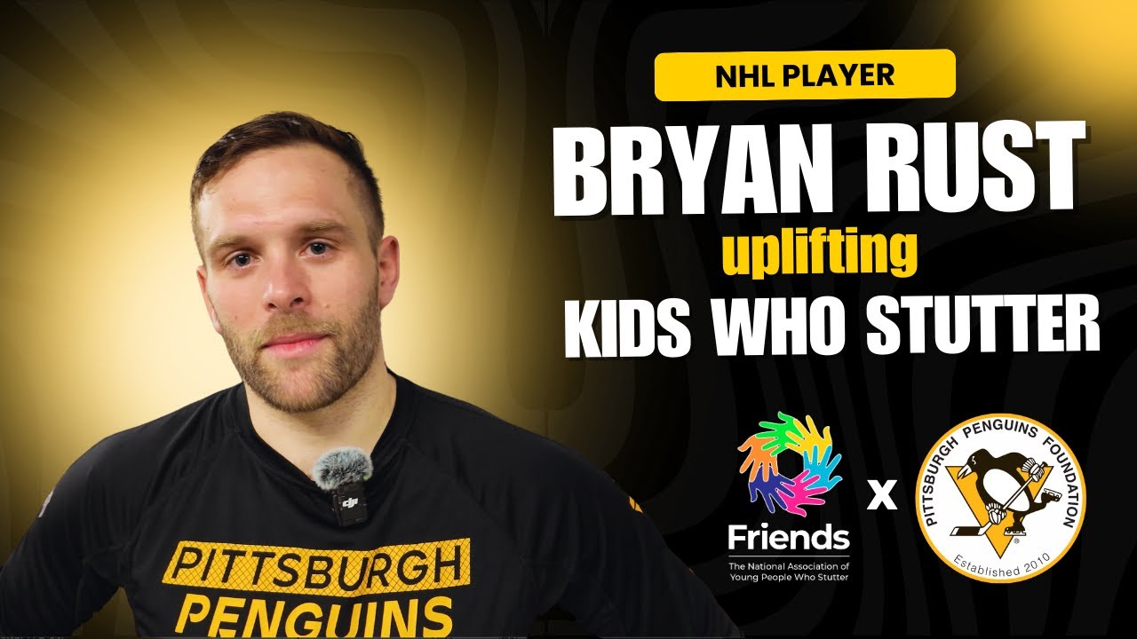 NHL's Bryan Rust Uplifts Kids Who Stutter | Friends & The Pens