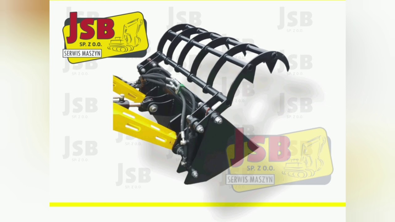 Miniładowarka kołowa MS-L116 wraz z Łyżko-krokodylem