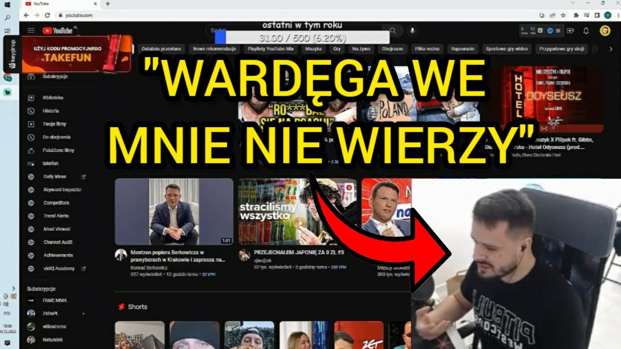 TAKEFUN O SWOJEJ PRZYSZŁEJ WALCE W FAME MMA I O SWOIM PRZECIWNIKU *NIE JESTEM FAWORYTEM*