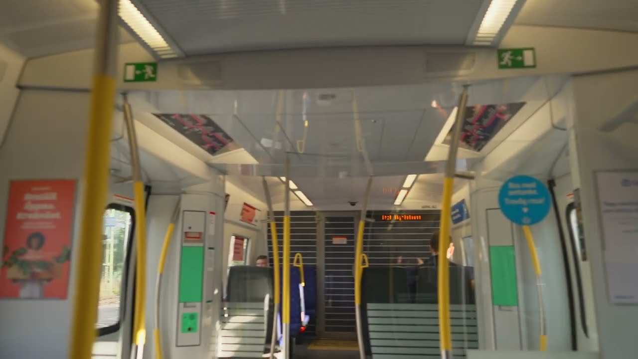 Sweden, Stockholm, train ride from Märsta to Odenplan