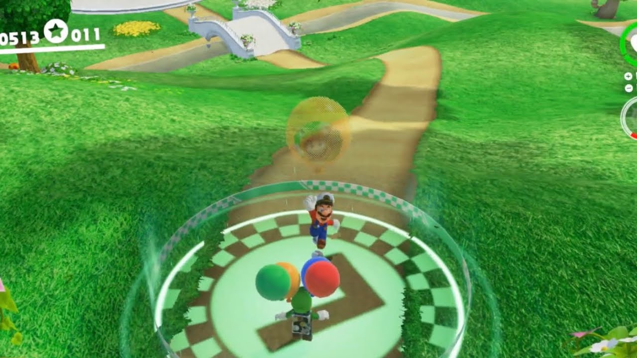 Mushroom kingdom and Luigi’s balloon world 