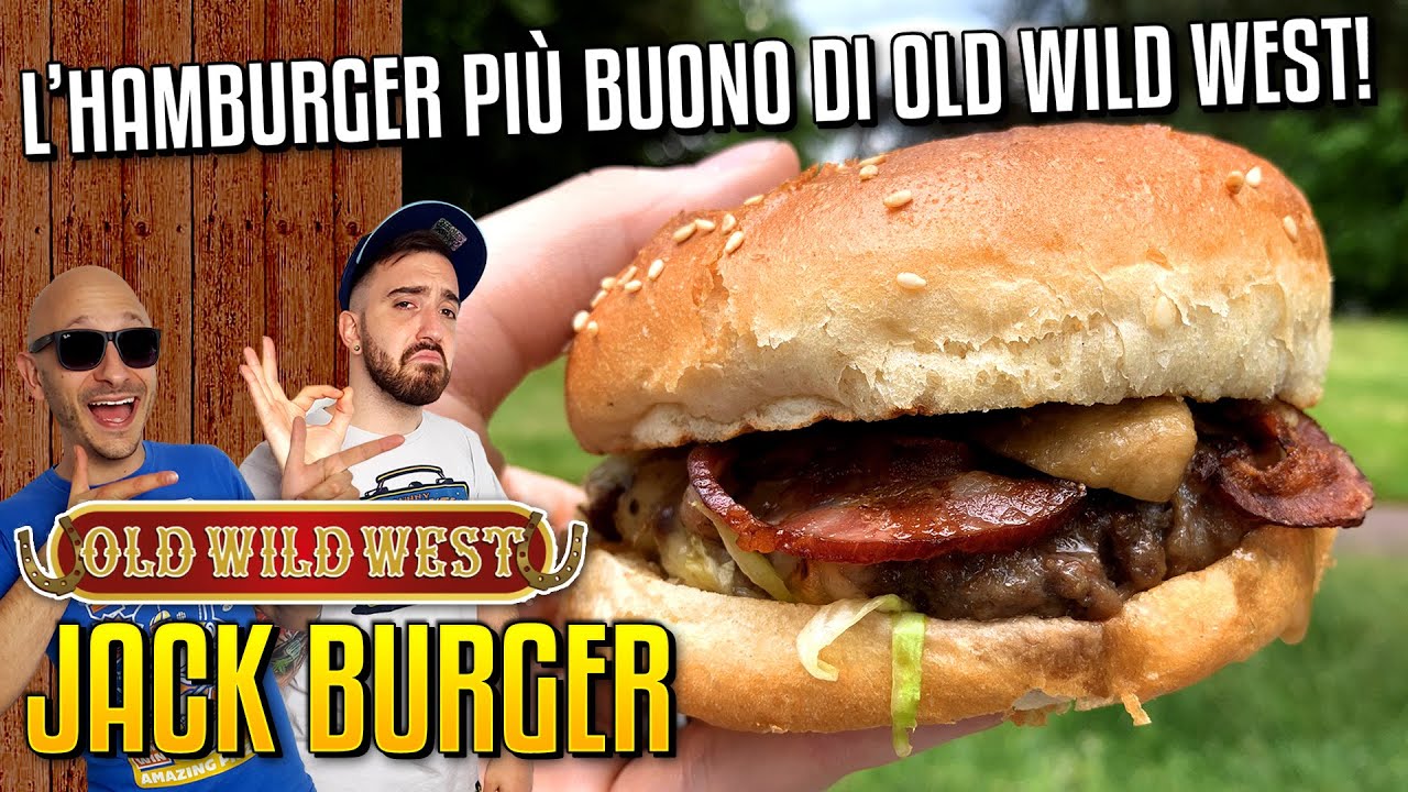 Proviamo il JACK BURGER di OLD WILD WEST (INTROVABILE in ITALIA)!