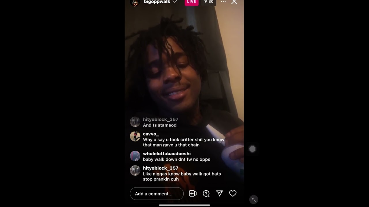 BABY WALKDOWN SPEAKS ON WHO SHOT AT HIM ‼️ IG LIVE ‼️🔥LIKE 👍 & SUBSCRIBE ✔️