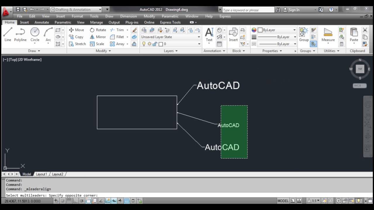 The ALIGN Command - AutoCAD