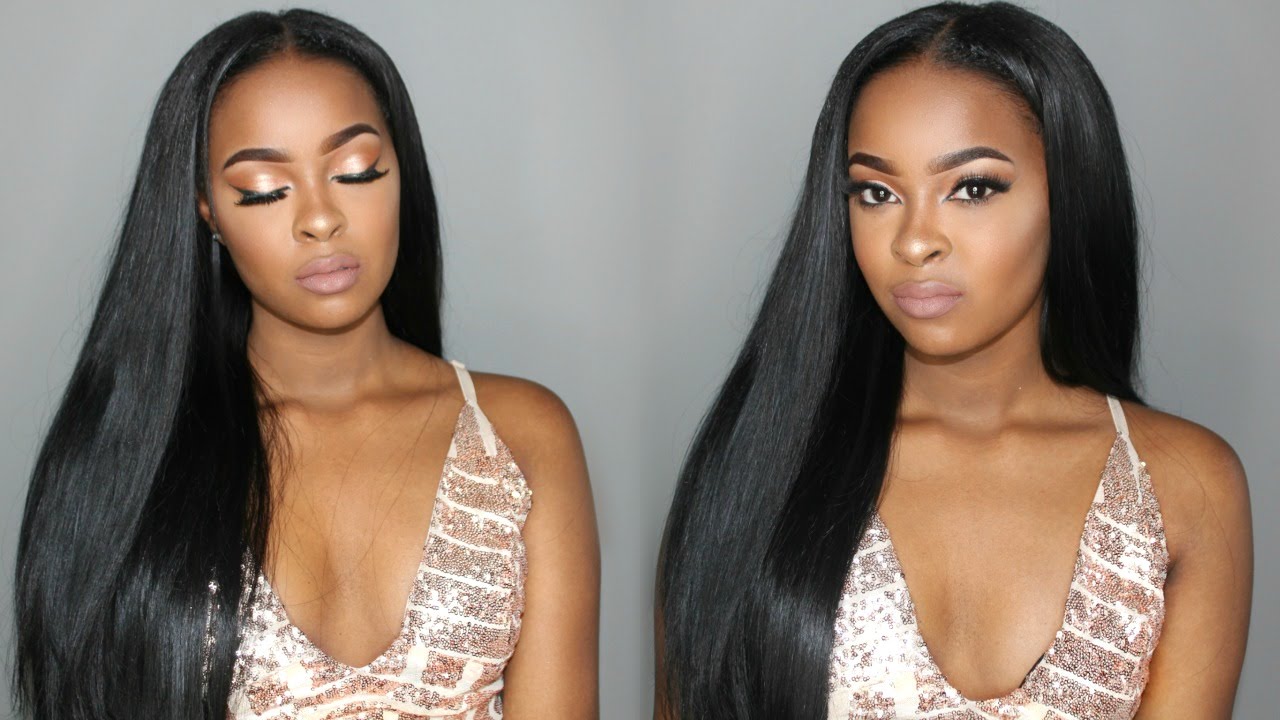 Get Ready With Me - Girls Night Out Glam Makeup + Hair | Sleek Lengths