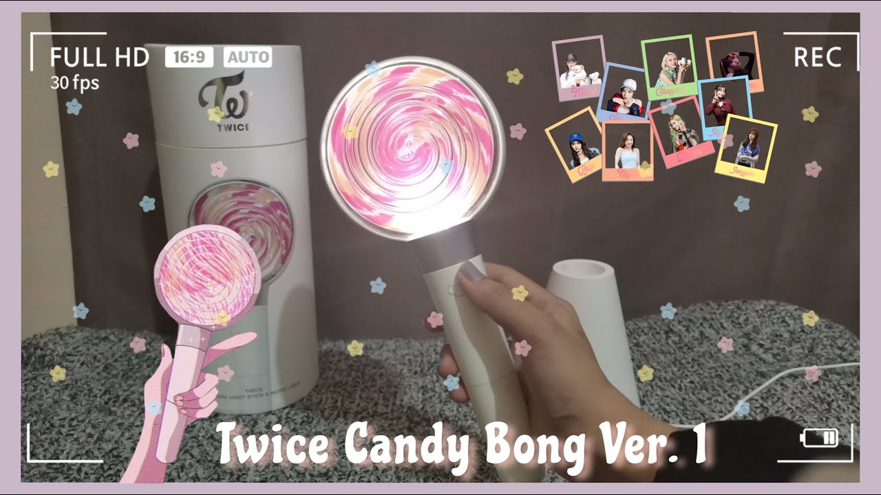 🌸 unboxing | twice candy bong (version 1) + connecting it to twice app | megumei 🌸