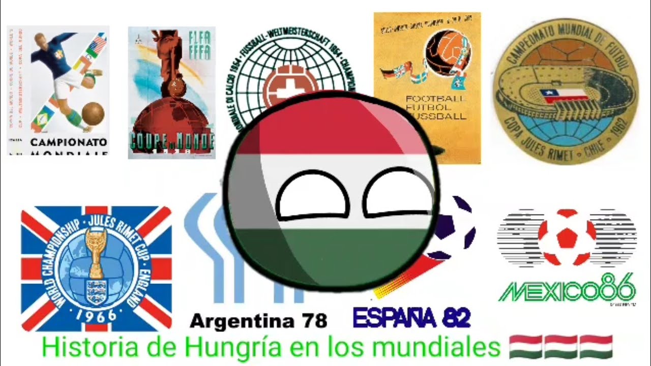 Historia de Hungría en los mundiales - CountryBalls -