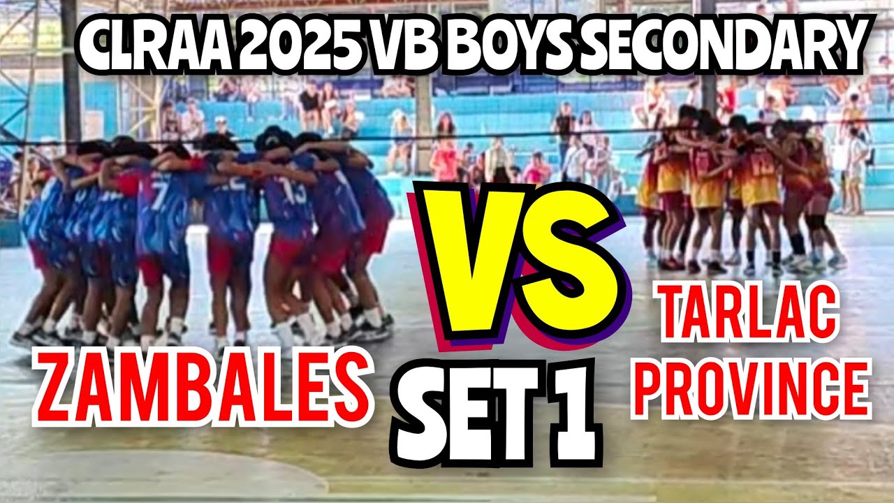 TARLAC PROVINCE VS ZAMBALES| CLRAA 2025 SET 1| #foryou #clraa2025 #volleyball #volleyballworld