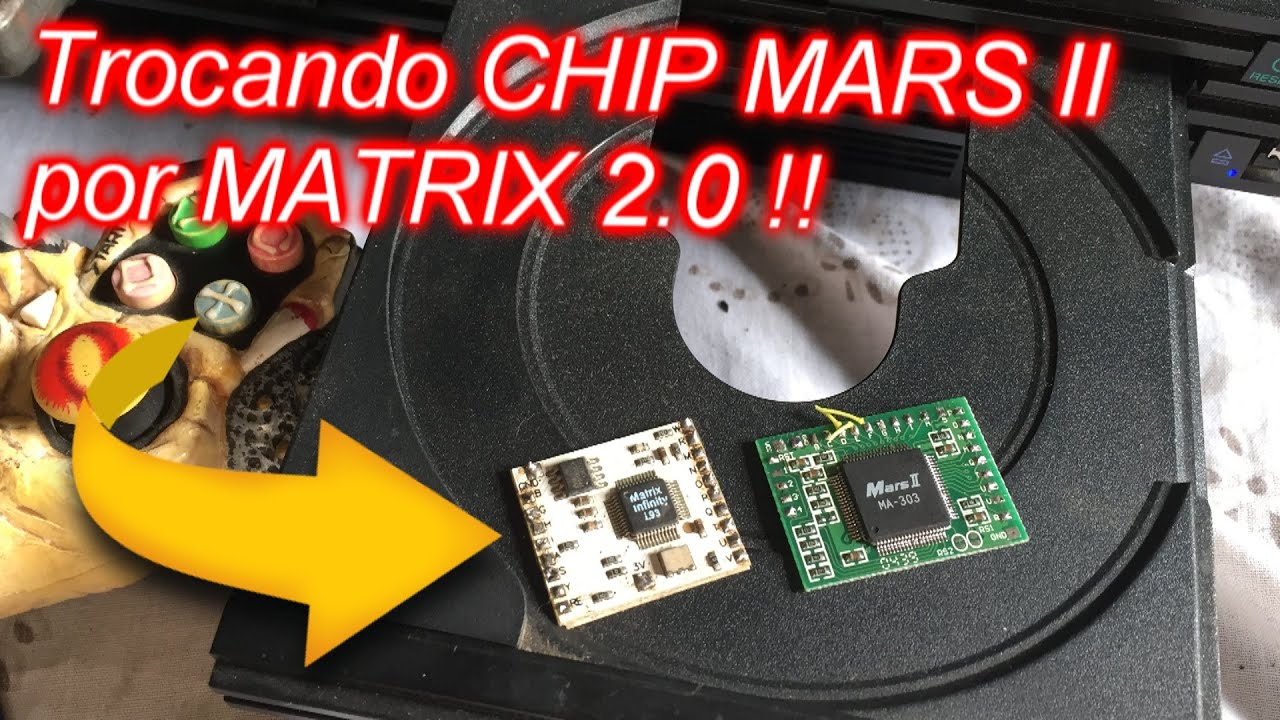 Trocando  Desbloqueio do PS2 Da Feira do Rolo 50,00 - Instalando Matrix 2.0
