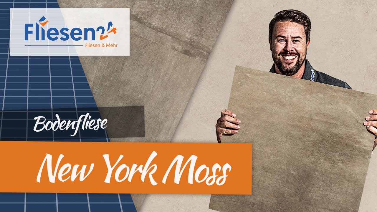 Bodenfliese | New York Moss | Betonoptik mit Slip-Stop Effekt