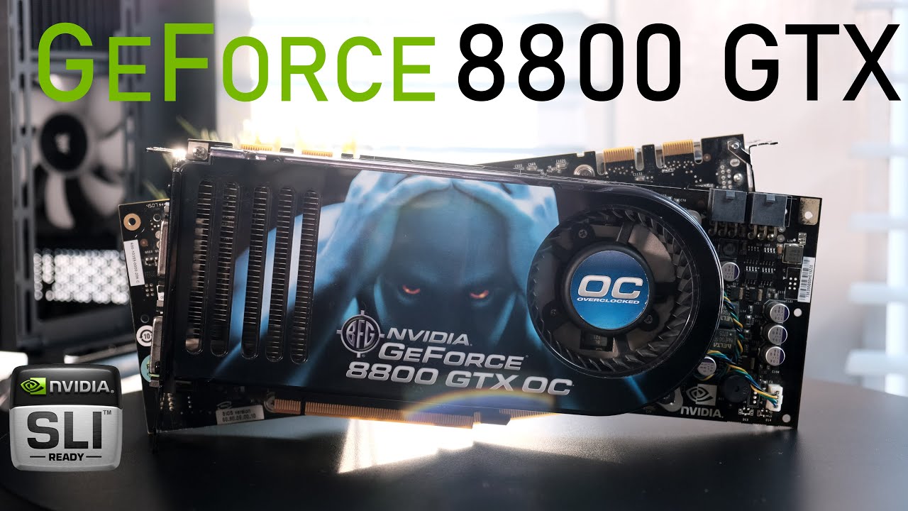 Testing a pair of GeForce 8800GTX in SLI!