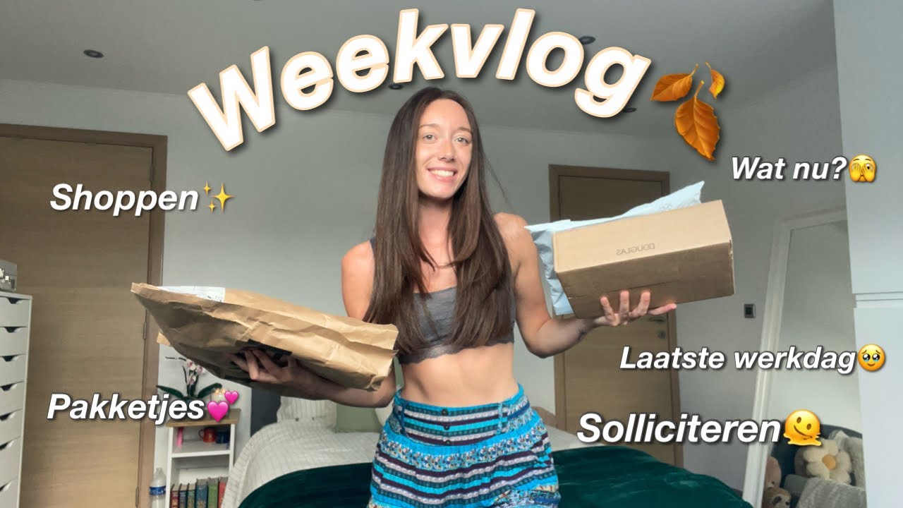 EEN NIEUW BEGIN🫣 (Werkloos, shoppen, solliciteren,...)🧸