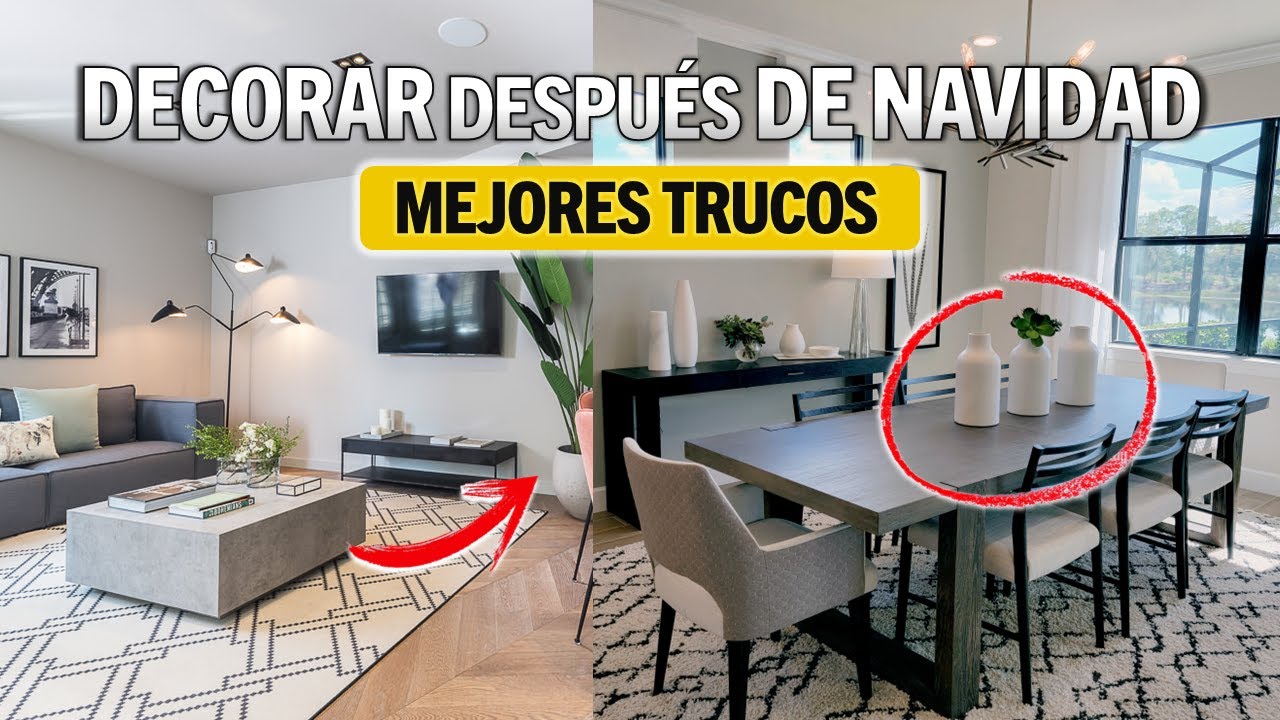 COMO DECORAR DESPUÉS de NAVIDAD (TRUCOS de Lujo 2023)