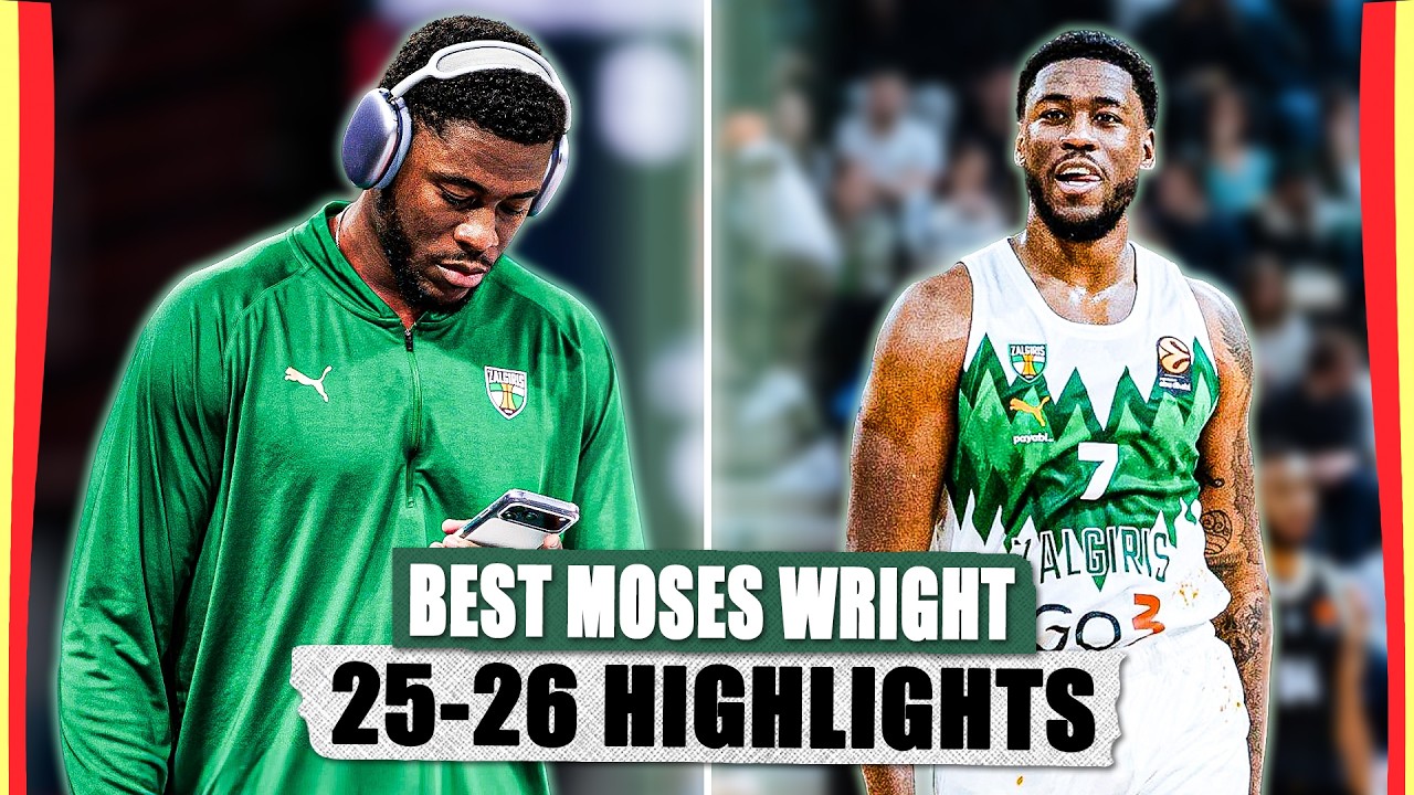 Moses Wright is Playing Like a EuroLeague Monster! 😤 2025-26 Highlights