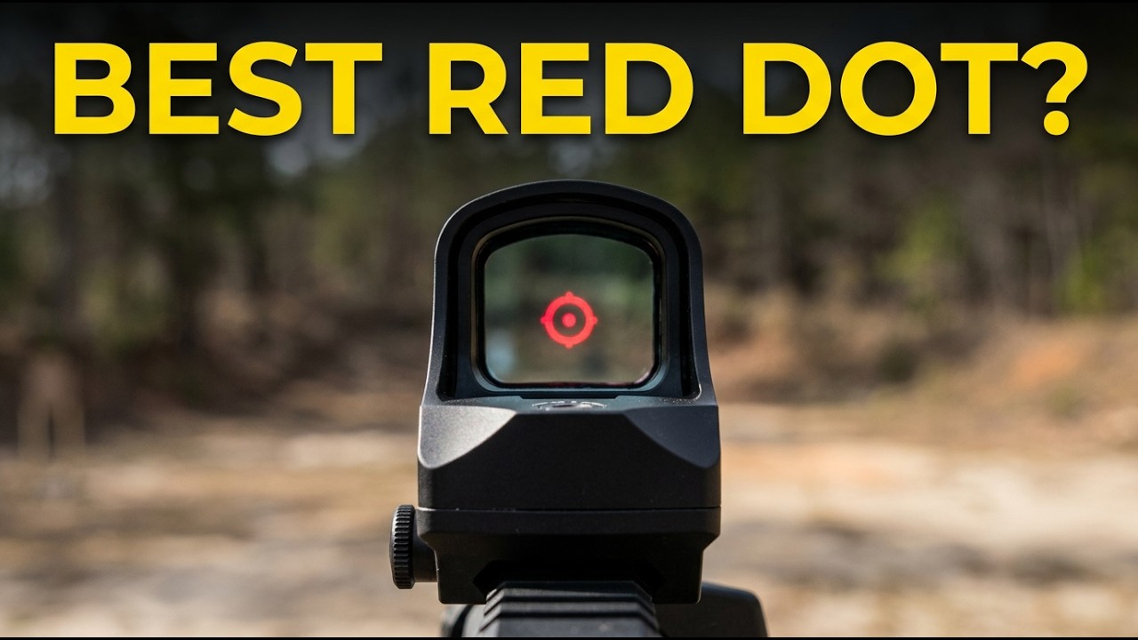 Detailed look at the Holosun HS510C Circle & Red Dot Solar Powered Open Reflex Sight Optic