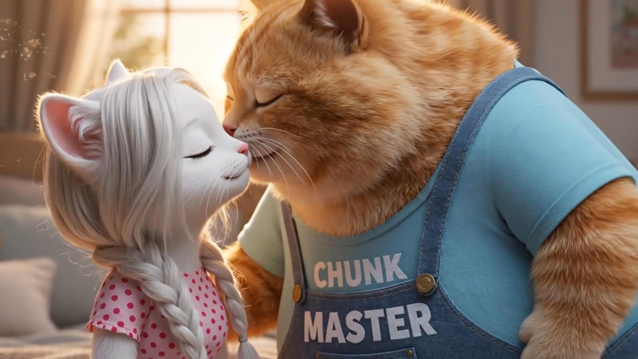 Living the Dream with Luna: Heartwarming Cat cartoon